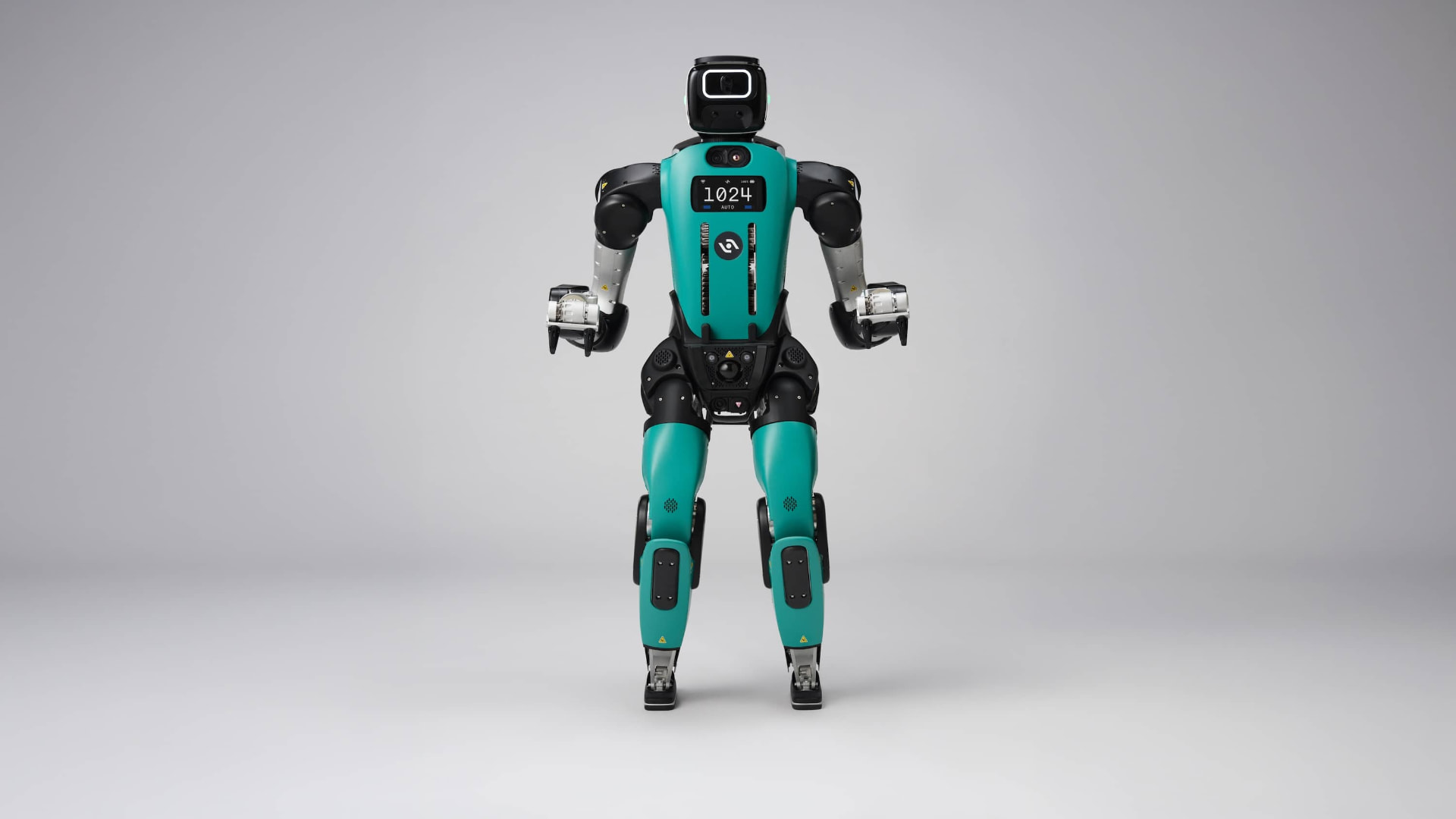 Robotic components with a teal Cerakote coating